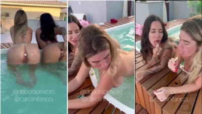 Debora Peixoto and Carolini Fancci in Lesbian Sex
