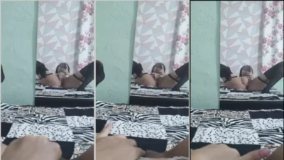 Amadora Puta Yumiz1nha in her bed filming sexual fun