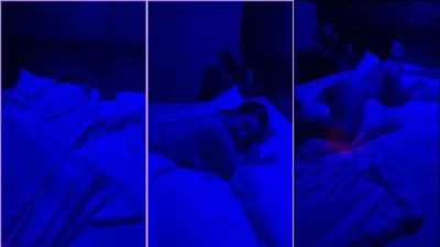 Filming the hot carol review naked in bed