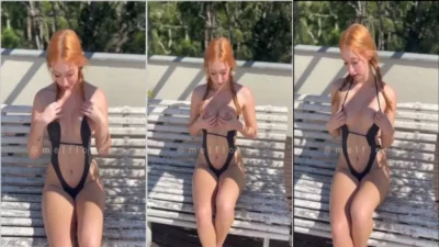 Mel flowers in public wearing a very provocative outfit