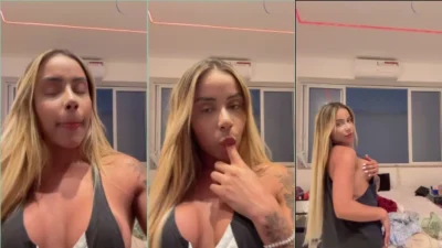 Loirona Sofia Lopes showing the body on the strip