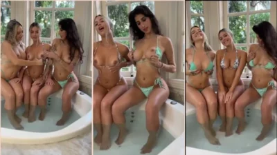 Gabriela Saleh and delicious busty in Jacuzzi