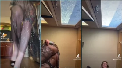 Porn blonde spooky unagi parading semi naked