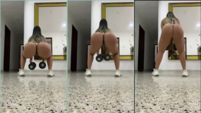 Video of Amr.777 Workishing Panties and Bra