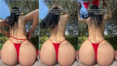 Video of the wonderful ass from Patricia Castillo