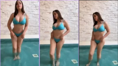 Marian Franco Delicious in the pool all wet