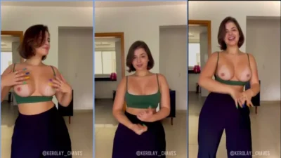 White Fairy Dancing with the Tits Outside