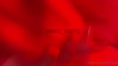 White Fairy Passing the tongue on the lips while squeezing the breasts