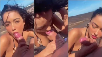 Karlyane Menezes pushing cock in the mouth in the best pacifier