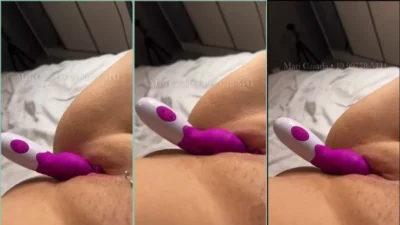 The vibrator in the pussy made Mari married enjoy tasty
