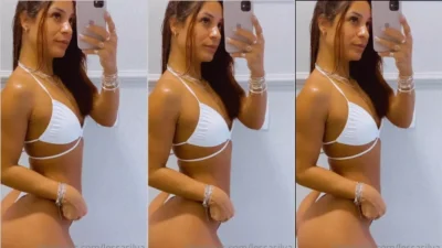 Lessa Silva brand new with cell phone filming with panties and bra