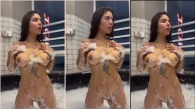 Recorded Jois Ramirez in the peladinha bathtub